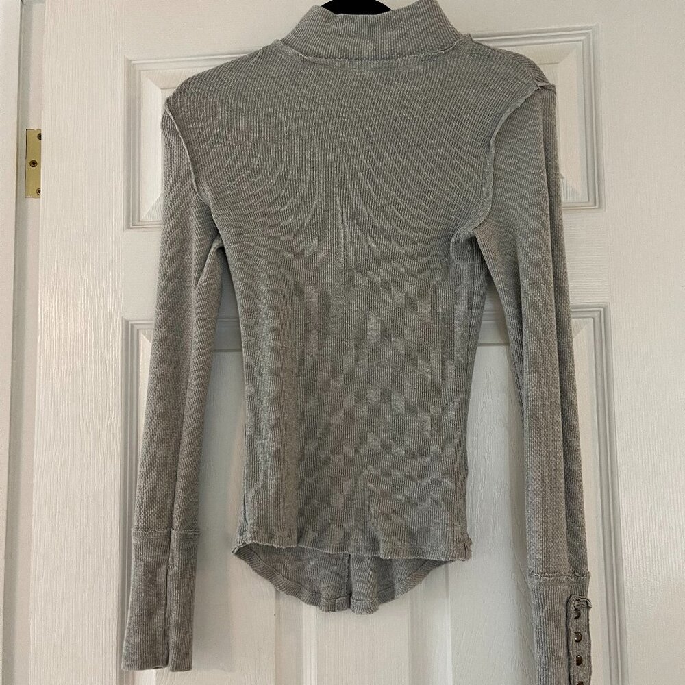 We the Free Mock Neck Long Sleeve Top